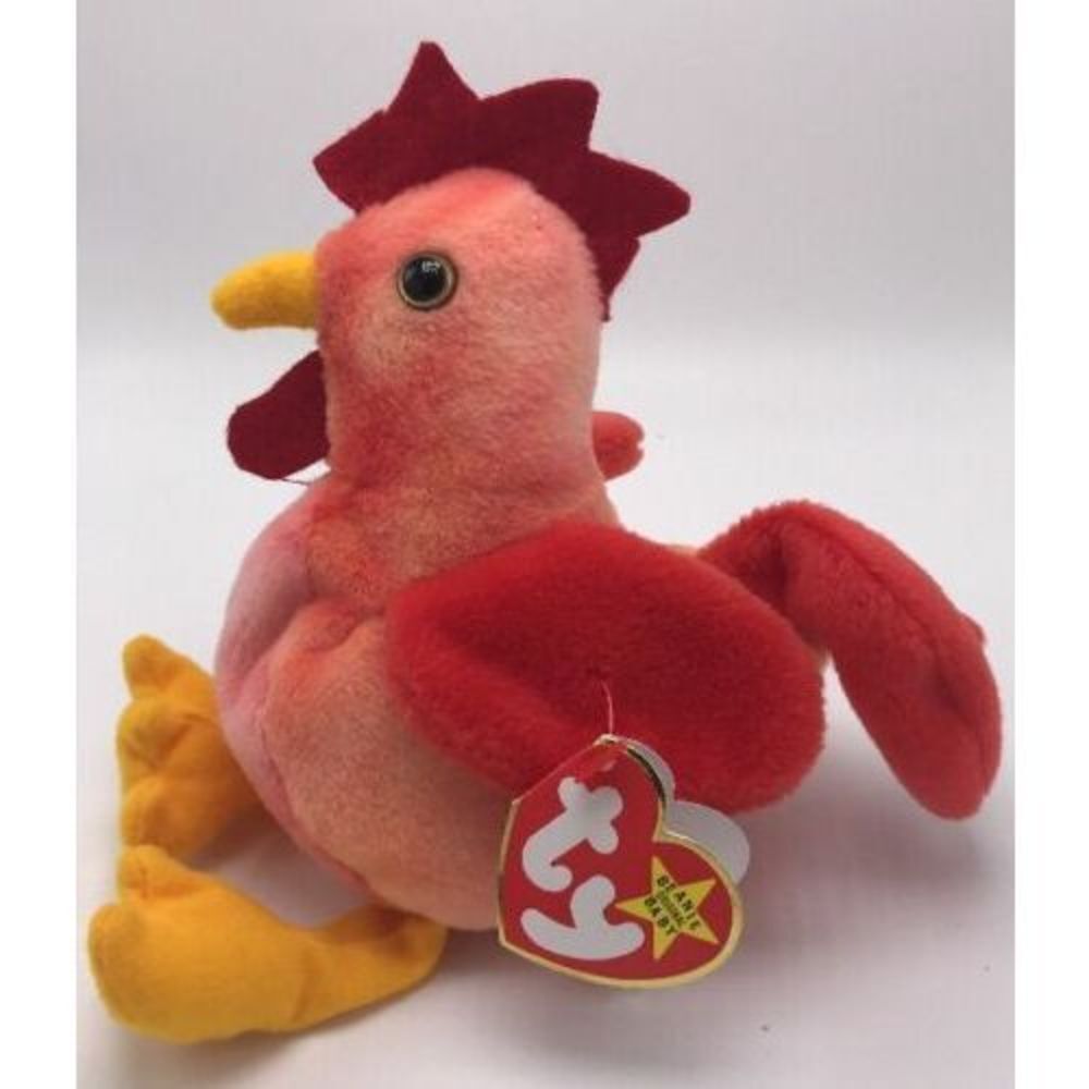 Ty Beanie Babies Doddle the Rooster 1996 #2